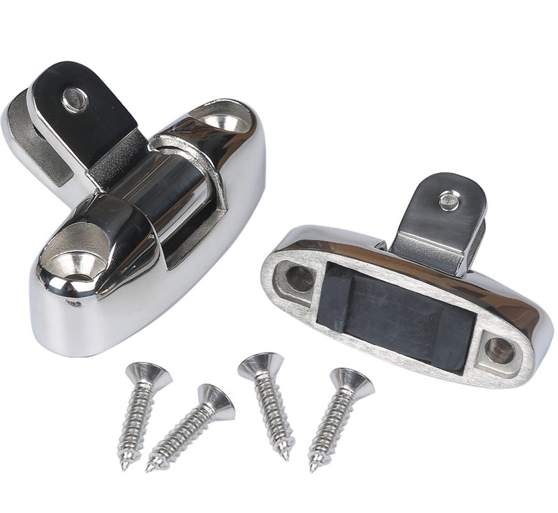 MX Deck Hinge Swivel Mount Stainless,Bimini Side Mount Quick Release 2pcs - Image 1